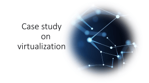 Case study on virtualization