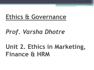 SYBMS UNIT 2  FC-Ethics & Governance