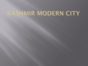 Kashmir Modern city