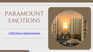 Paramount Emotions 2 BHK Flats in Noida Extension