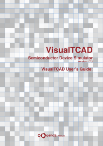 Cogenda VisualTCAD Quick Start Guide