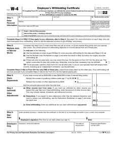 W-4 Form