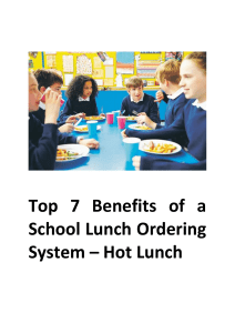 Top 7 Benefits of a School Lunch Ordering System – Hot Lunch