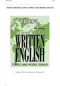 185 topics and sample essays