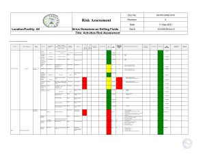 SG- Risk Assessment-Risk Register