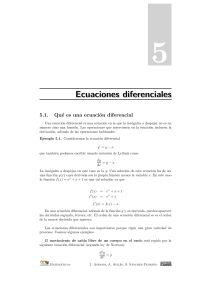 Ecuaciones diferenciales - tema5