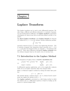 LaplaceTransform