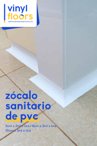 ZOCALO SANITARIO DE PVC SC
