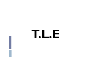 TLE Review (Drafting  Carpentry  Masonry  Plumbing  Electricity) 