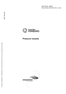 AS 1210-2010 Pressure vessels