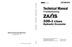 ZX330-3 TECHNICAL MAN TRO