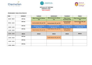 Public Relations N5- NEW INTAKE