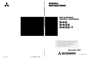 4.3 Operation & Maintanance manual 99610-13130,S4Q,S4Q2,S4Q2-T(E) Nov 2007