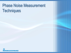 R&S Phase Noise Measurement Techniques pn2015