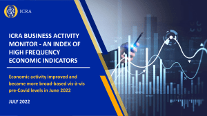 ICRA Business Activity Monitor June 2022