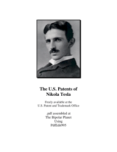 Complete Us Patents Of Nikola Tesla Free Energy Electricity Alternative  - libgen.lc