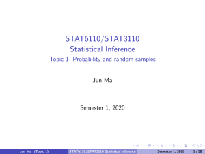 Statistical inference l1