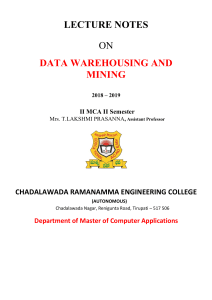 data mining and warehousing pdf