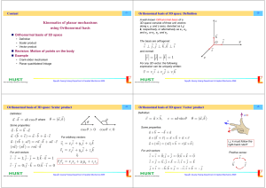 DH - ch3-3 Kinematics of Planar Body using vector cross-product - 16x9  -  Compatibility Mode