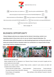 7E Business opportunity