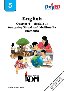 RA Q4 ENGLISH5 Module1 Analyzing-Visual-and-Multimedia-Elements 1