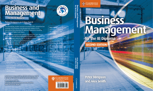 business management - peter stimpson and alex smith - second edition - cambridge 2015