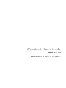 Wireshark User's Guide
