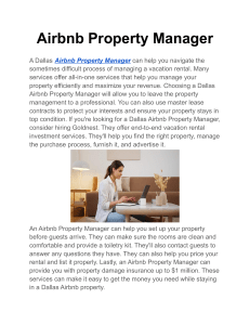 Airbnb Property Manager