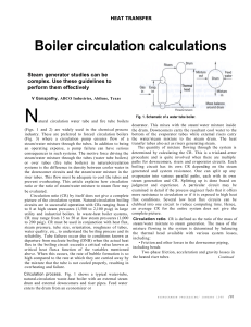 Boiler Circulation Calculations