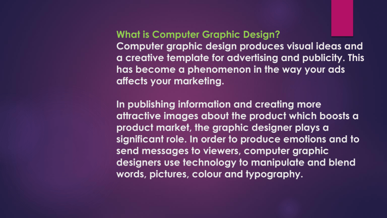 Intro to Computer Graphic Design: Basics & Software
