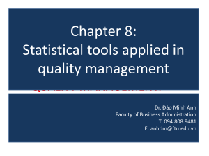Quality Management: Statistical Tools & QC