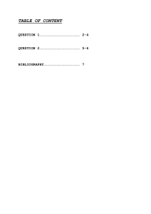Economics Project: Perfect & Imperfect Markets
