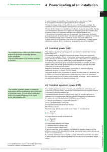 Power Loading in Electrical Installations: Design Guide