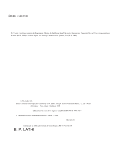 Livro Did&aacute;tico de Sinais e Sistemas Lineares