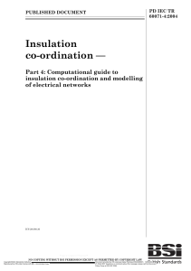 IEC TR 60071-4: Insulation Coordination & Network Modeling
