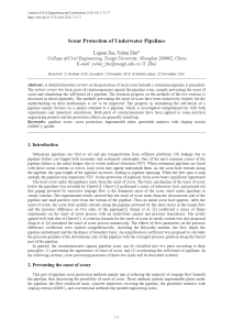 Underwater Pipeline Scour Protection: A Review