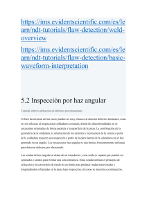 Tutorial Inspecci&oacute;n Ultras&oacute;nica de Soldaduras