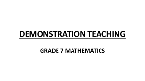 Mean, Median, Mode: Grade 7 Math Presentation