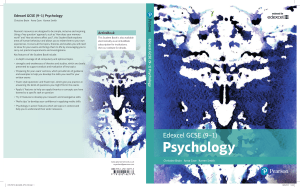 Edexcel GCSE Psychology (9-1) Textbook