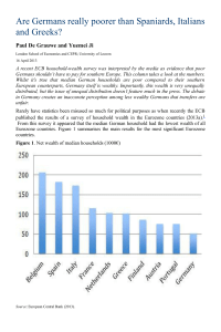 German vs. Southern European Wealth: An Economic Analysis