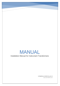Enstr&uuml;man Transformat&ouml;r&uuml; Kurulum Kılavuzu