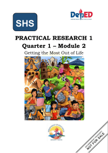 Practical Research 1: Importance of Research in Daily Life