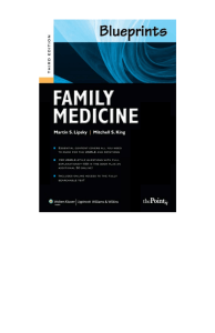 Blueprints Family Medicine, 3rd Edition - Textbook