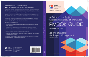 PMBOK Guide Seventh Edition: Project Management Standard & Guide