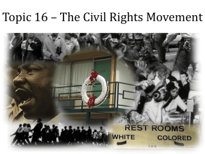 Civil Rights Movement: Key Events & Legislation