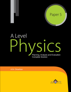 a-level-physics-paper-5 notes