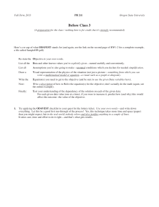 Physics Preparation: ODAVEST & Vectors - Oregon State
