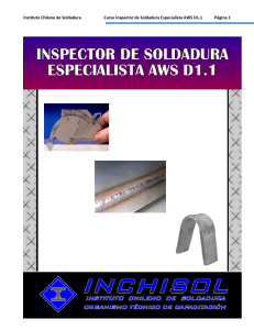 Material del Curso Inspector de Soldadura AWS D1.1