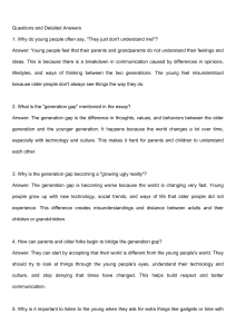 Understanding the Generation Gap: Questions & Answers