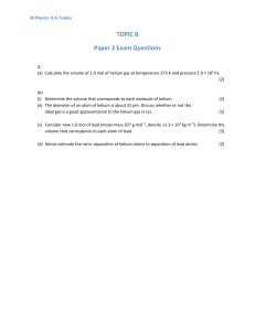 IB Physics Exam Questions: Topic B - Gas Laws & Thermodynamics